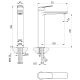 Смеситель для раковины Lemark Verba LM11409C хром
