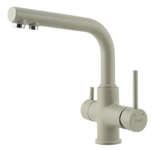 Смеситель для кухни Lemark Comfort LM3061PGR с подключением к фильтру питьевой воды грей