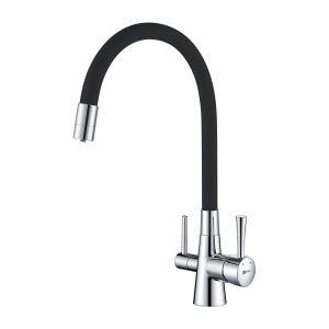 Смеситель для кухни Lemark LM3075C086 с фильтром для очистки жесткой воды Optima защита от накипи хром
