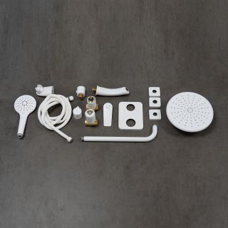 Душевой комплект Lemark Bronx LM3722MW белый Душевой комплект Lemark Bronx LM3722MW белый