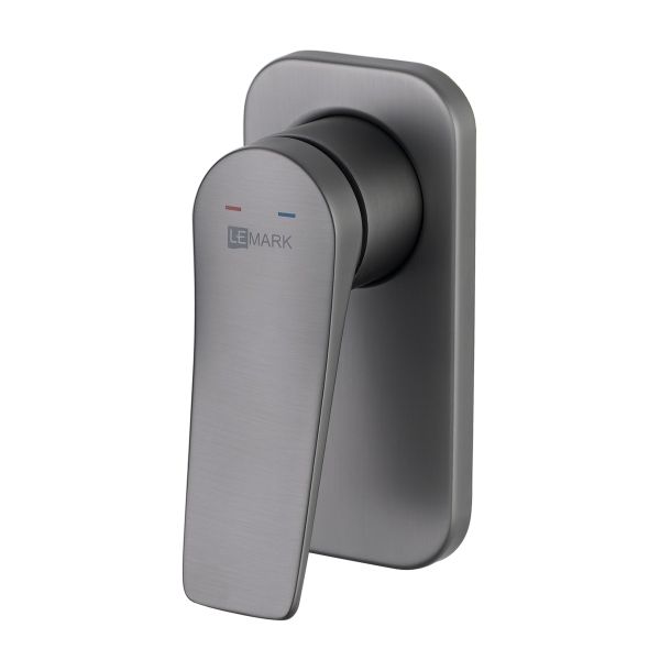 Встраиваемый смеситель для душа Lemark Bronx LM3723GM графит