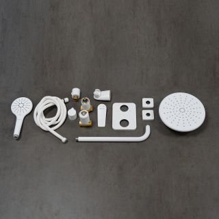 Душевой комплект Lemark Bronx LM3729MW белый Душевой комплект Lemark Bronx LM3729MW белый