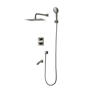 Душевой комплект Lemark Bronx LM3742GM с термостатом графит Душевой комплект Lemark Bronx LM3742GM с термостатом графит