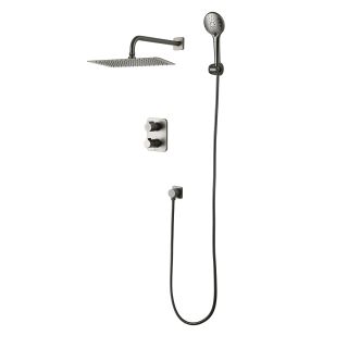 Душевой комплект Lemark Bronx LM3749GM с термостатом графит Душевой комплект Lemark Bronx LM3749GM с термостатом графит