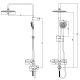 Душевая стойка Lemark Bronx LM3788GM без смесителя графит
