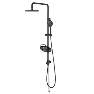 Душевая стойка Lemark Bronx LM3788BL без смесителя чёрный