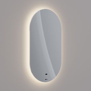 Зеркало Lemark Olsa LM45Z-O 45 см подвесное с интерьерной подсветкой