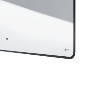 Зеркало Lemark Mioblack LM45ZM-black 45 см подвесное с подсветкой