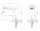 Сенсорный смеситель для раковины Lemark Project LM4659CE хром