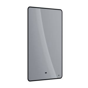 Зеркало Lemark Mioblack LM50ZM-black 50 см подвесное с подсветкой
