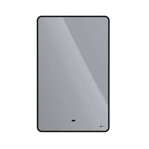 Зеркало Lemark Mioblack LM50ZM-black 50 см подвесное с подсветкой