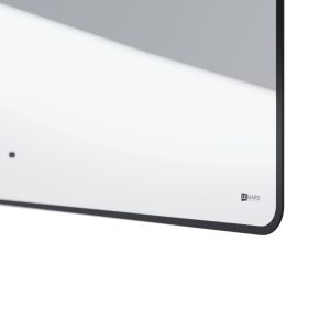 Зеркало Lemark Mioblack LM50ZM-black 50 см подвесное с подсветкой