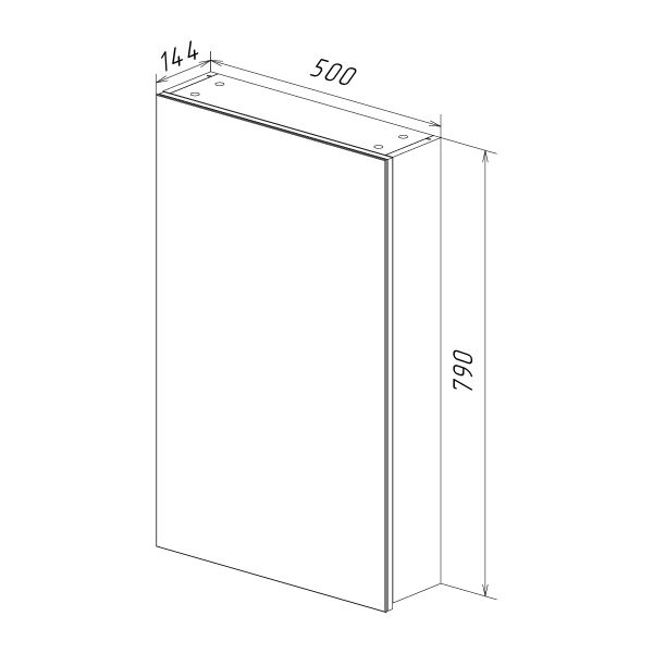 Зеркало-шкаф Lemark Universal LM60ZS-U 60 см подвесной