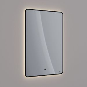 Зеркало Lemark Mioblack LM60ZM-black 60 см подвесное с подсветкой