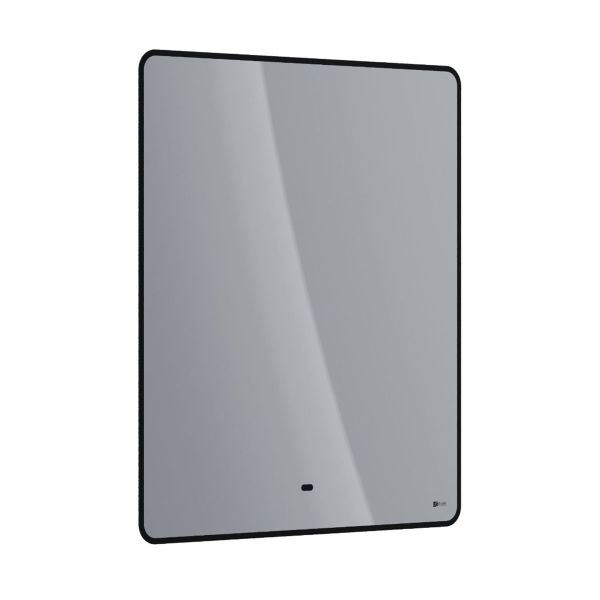 Зеркало Lemark Mioblack LM70ZM-black 70 см подвесное с подсветкой
