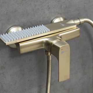 Смеситель для душа Lemark Ursus LM7203BG брашированное золото