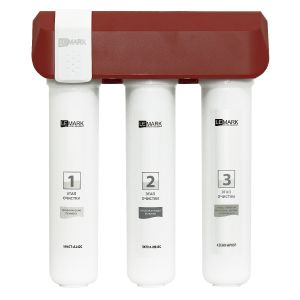Смеситель для кухни Lemark LM7261BL086 с фильтром для очистки жесткой воды Optima защита от накипи чёрный