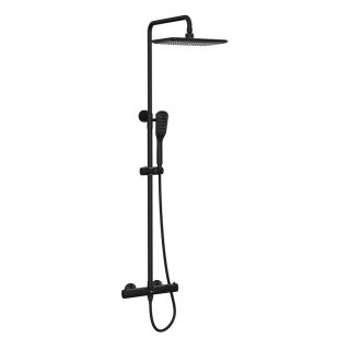 Душевая стойка Lemark Ursus LM7270BL с термостатом чёрный Душевая стойка Lemark Ursus LM7270BL с термостатом чёрный