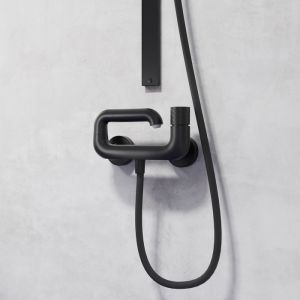 Смеситель для ванны IDDIS Twist Push Control TWIBLBTi02WA чёрный матовый