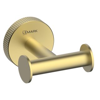 Крючок для полотенец Lemark Белуга LMA-8011S-BRLG брашированное светлое золото