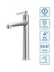 Смеситель для раковины BelBagno Богема BOHEME-LMC-CRM-W0 хром