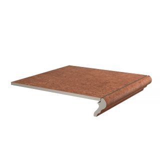 Ступень Kerama Marazzi SG906800N\GR фронтальная Аллея кирпичный 30x30x0,8