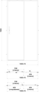 Душевая дверь Kerama Marazzi Lindo LN.100.SD.BLK.M 100 см с функцией soft close стекло прозрачное профиль чёрный матовый Душевая дверь Kerama Marazzi Lindo LN.100.SD.BLK.M 100 см с функцией soft close стекло прозрачное профиль чёрный матовый