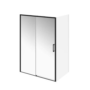 Душевая дверь Kerama Marazzi Lindo LN.140.SD.BLK.M 140 см с функцией soft close стекло прозрачное профиль чёрный матовый