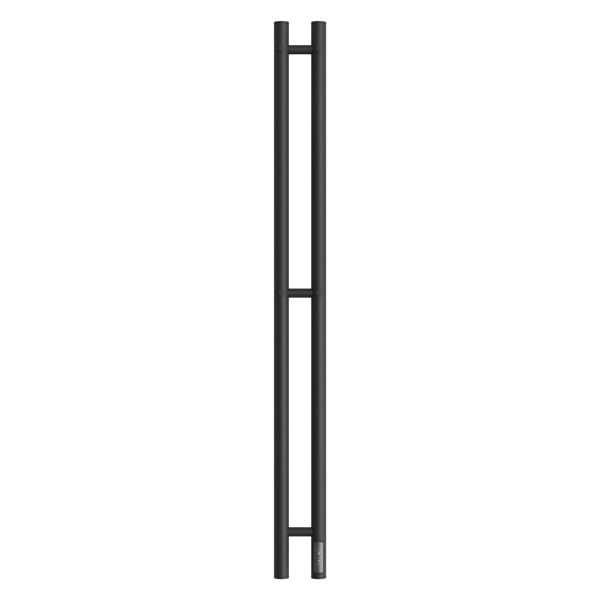 Полотенцесушитель электрический APEXTERMO Luna LN10111BM 1100x80 с крючками черный матовый