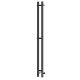 Полотенцесушитель электрический APEXTERMO Luna LN10111BM 1100x80 с крючками черный матовый