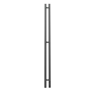 Полотенцесушитель электрический APEXTERMO Luna LN10111GF 1100x80 с крючками графит металлик