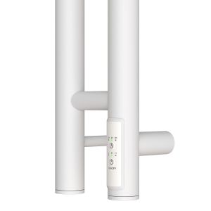 Полотенцесушитель электрический APEXTERMO Luna LN10111WM 1100x80 с крючками белый матовый