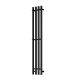 Полотенцесушитель электрический APEXTERMO Luna LN10113BM 1100x180 с крючками черный матовый