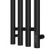 Полотенцесушитель электрический APEXTERMO Luna LN10113BM 1100x180 с крючками черный матовый