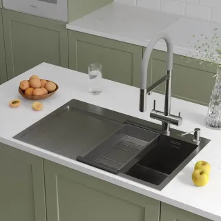 Кухонная мойка RoxenBath Vespa 78 560230-70R правосторонняя сатин