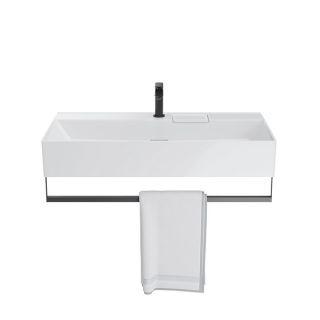 Полотенцедержатель Kerama Marazzi Logica LO.trl.90\BLK.M 90 см с крепежом чёрный матовый Полотенцедержатель Kerama Marazzi Logica LO.trl.90\BLK.M 90 см с крепежом чёрный матовый
