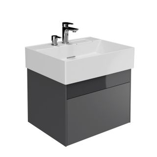 Тумба под раковину Kerama Marazzi Logica LOG.60.2\ST 60 см стальной серый Тумба под раковину Kerama Marazzi Logica LOG.60.2\ST 60 см стальной серый