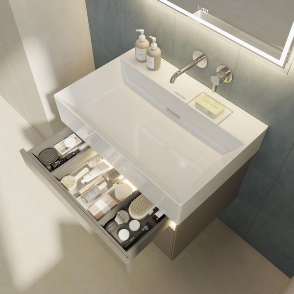 Тумба под раковину Kerama Marazzi Logica LOG.70.2\SAN 70 см песчаный