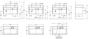 Тумба под раковину Kerama Marazzi Logica LOG.90.2\SAN 90 см песчаный
