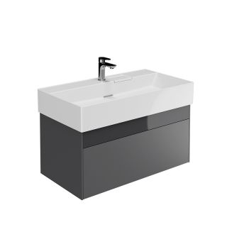 Тумба под раковину Kerama Marazzi Logica LOG.90.2\ST 90 см стальной серый Тумба под раковину Kerama Marazzi Logica LOG.90.2\ST 90 см стальной серый