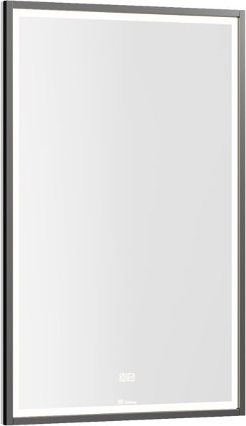 Зеркало с подсветкой Clarberg Logic LOG0206 60см чёрный