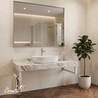 Столешница Cerutti Spa Chika CT12303 мрамор калакатта золотой