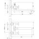 Смеситель для ванны Lemark Flora LM0152C хром
