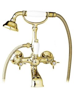 Смеситель для ванны, золото Cezares LORD-VD-03/24-Bi
