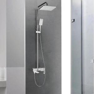 Душевая стойка Shevanik S9036F белый/хром
