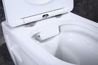 Унитаз подвесной BelBagno Loto BB070CHR/SC с сиденьем Унитаз подвесной BelBagno Loto BB070CHR/SC с сиденьем