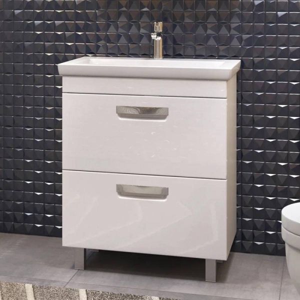Тумба под раковину напольная Vigo Plaza tn.PLA.COM.70.2Y 70 см белый