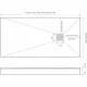 Душевой поддон из литьевого мрамора Good Door Essentia  Белый 1100*800