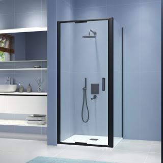 Душевой уголок RGW SV-145-2B SV-05-2B + Z-050-3B 7032145282-14 120x80 см профиль чёрный стекло прозрачное