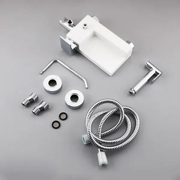 Гигиенический душ со смесителем и бумагодержателем Gappo G7296 хром